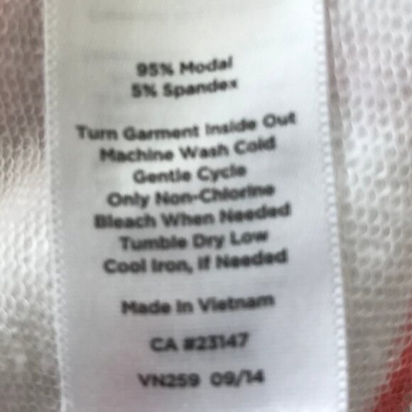 Talbots Coral  & White Stripe Swimsuit Cover Up - Picture 12 of 12